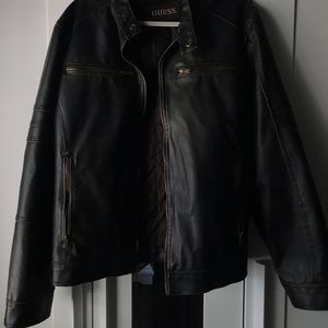 Guess Leather Jacket.